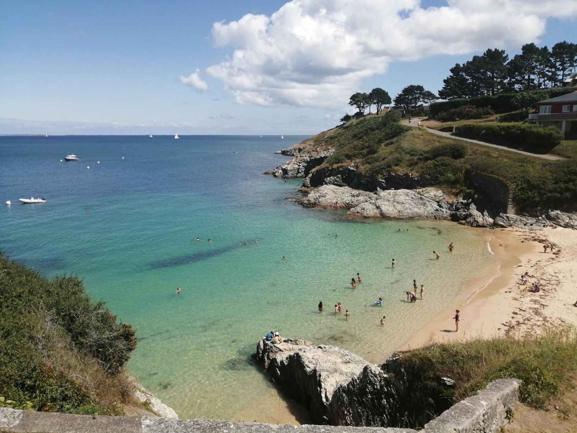 Appartement Cosy En Centre-Ville, Proche Plage, Pour 4 Pers. Avec Cour Privee Et Tout Confort - Fr-1-418-68 Le Palais Kültér fotó